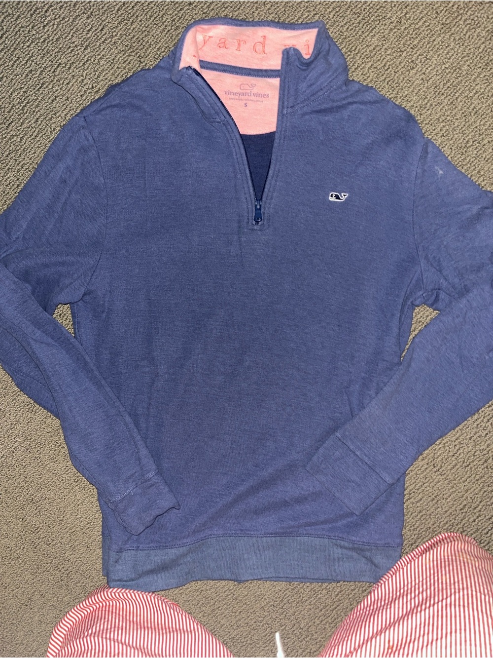 Vineyard Vines Blue Half-Zip Pullover